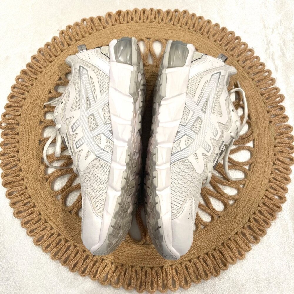 Asics Gel-Quantum 90 White/Pure Silver Sneakers Size Women's 8/ EU 39.5 - Picture 5 of 11